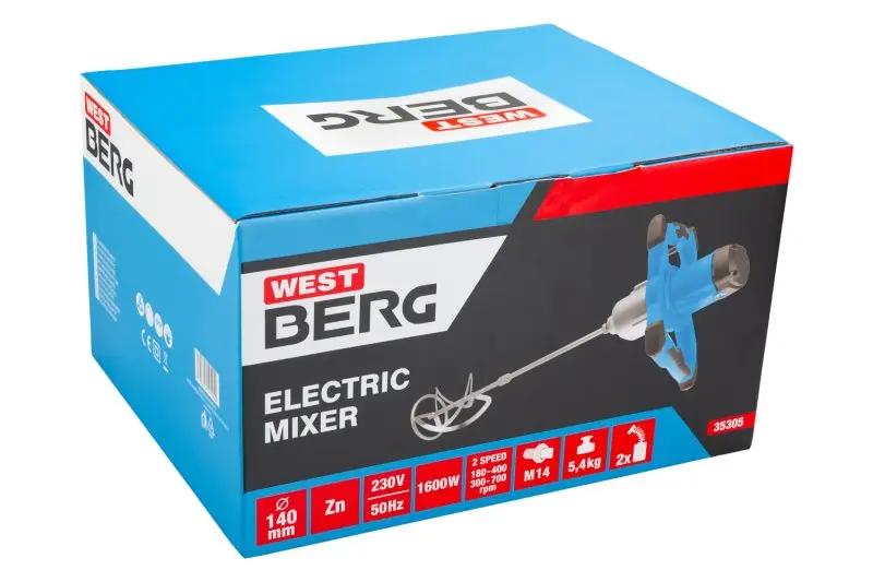 Míchadlo elektrické ruční WESTBERG 1600W 230V