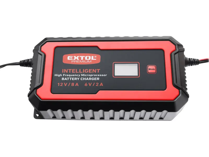 autonabíječka 9stupňová, řízená mikroprocesorem, 12V/6V, 8A