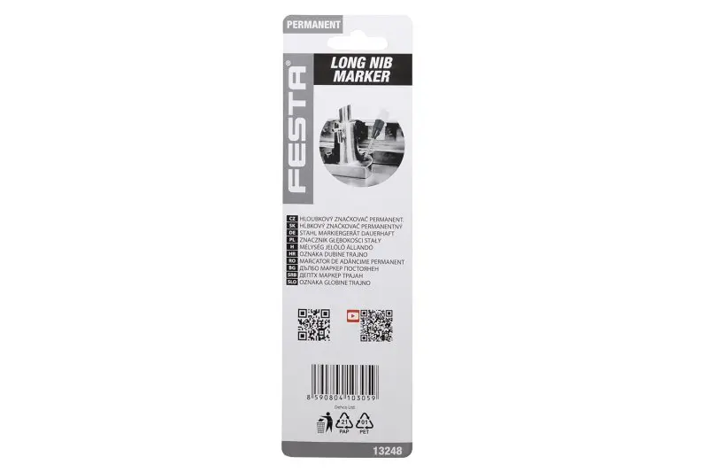 Značkovač hloubkový FESTA permanentní bílý 150mm