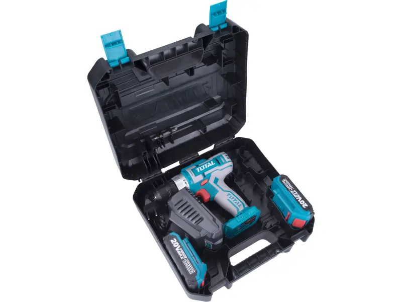 Vrtací šroubovák AKU, 20V Li-ion (2x), 2000mAh