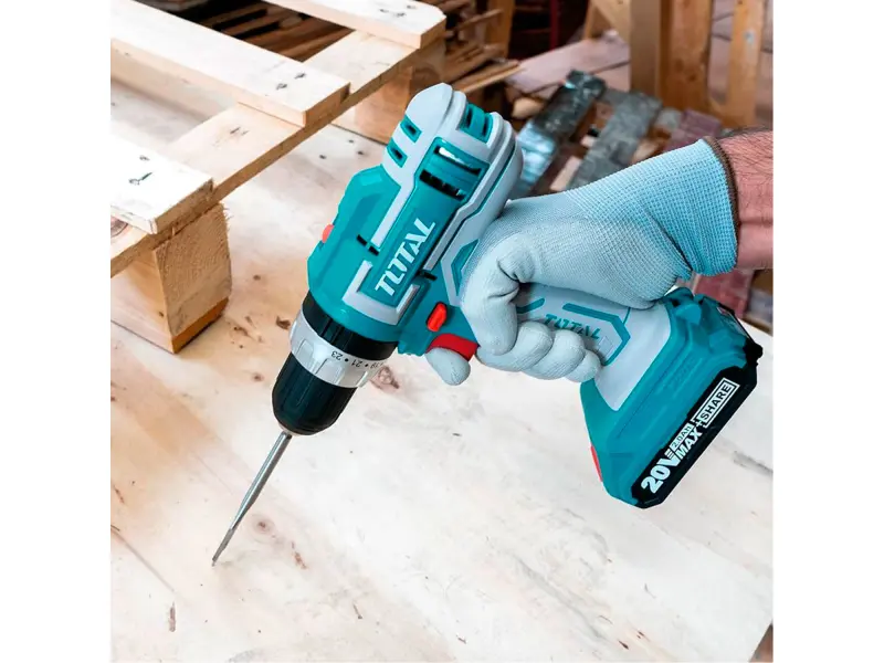 Vrtací šroubovák AKU, 20V Li-ion (2x), 2000mAh