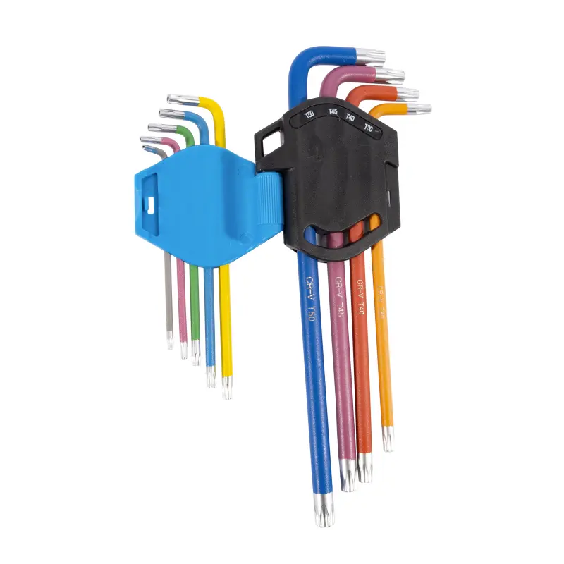 Sada IMBUS klíčů s kuličkou 9 dílů | prodloužené 1,5-10 mm