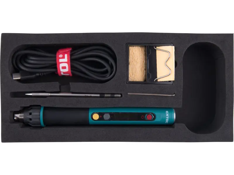 páječka hrotová s digitální regulací, USB-C