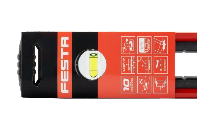 Vodováha FESTA s madly 600mm 3 libely