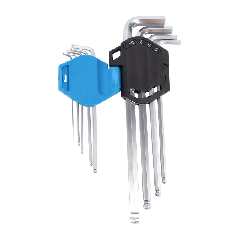 XTLINE Sada prodloužených IMBUS klíčů s kuličkou | 1,5-10 mm, 9 dílů