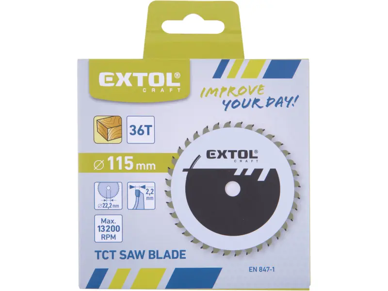 kotouč pilový s SK plátky, O 115x2,2x22,2mm, 36T