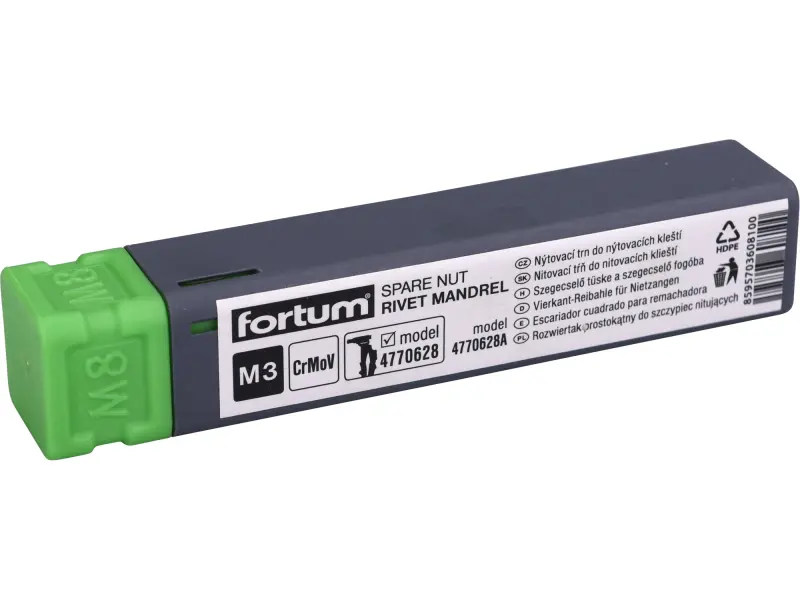trn na nýtovací matice do nýt. kleští 4770628, M3
