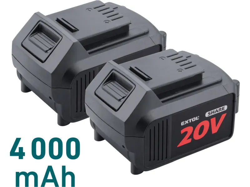 pila řetězová aku SHARE20V, 40cm, BRUSHLESS, 2x4Ah