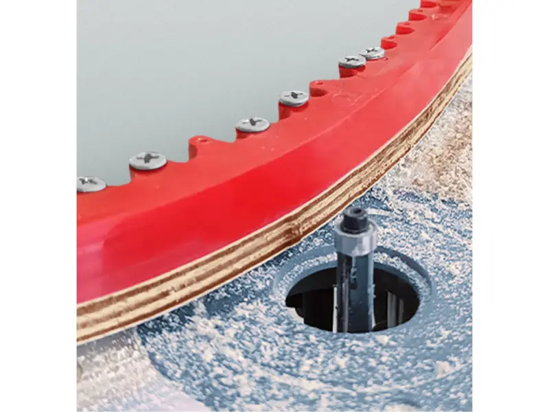 šablona flexibilní pro frézování křivek, 2000x18x16mm