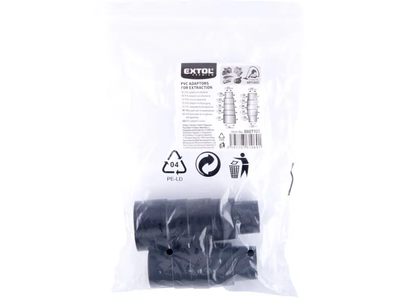 adaptéry k odsávání, sada 2ks, ⌀vnější: 26-41/28-38mm