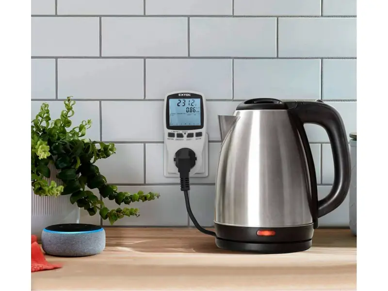 měřič spotřeby el. energie - wattmetr, kW, kWh, V, A, Hz