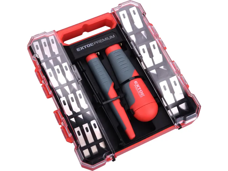 nože na vyřezávání, sada 21ks s pinzetou