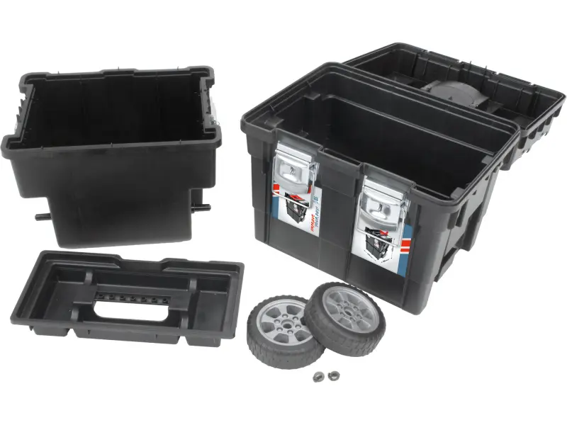 kufr na nářadí na kolečkách HD LOGIC, 450x350x645mm