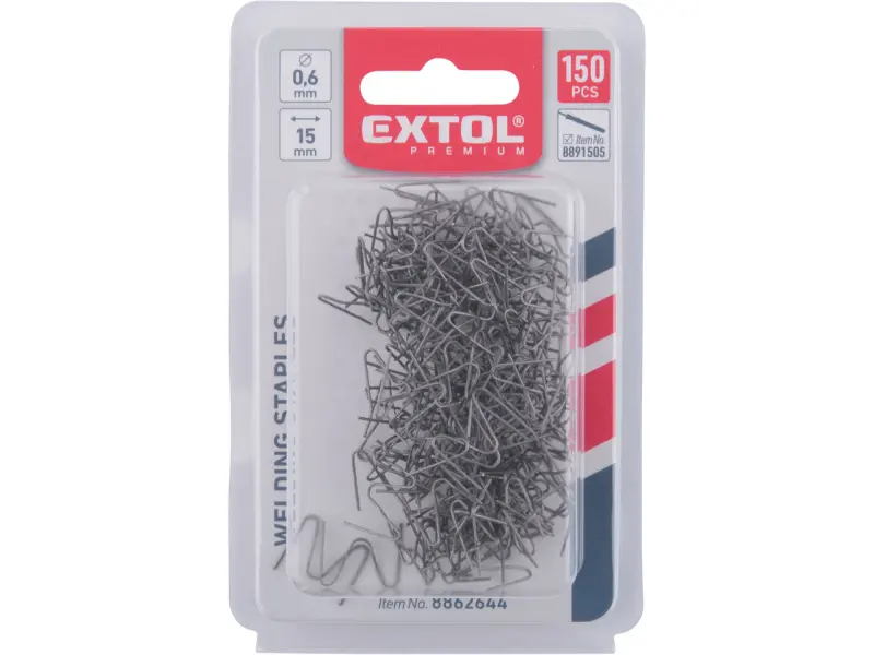 spony svařovací, 150ks, vnější roh