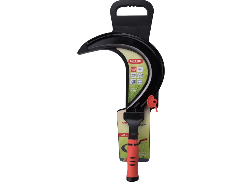 srp na trávu s plast. rukojetí, délka 40cm (pro praváky)