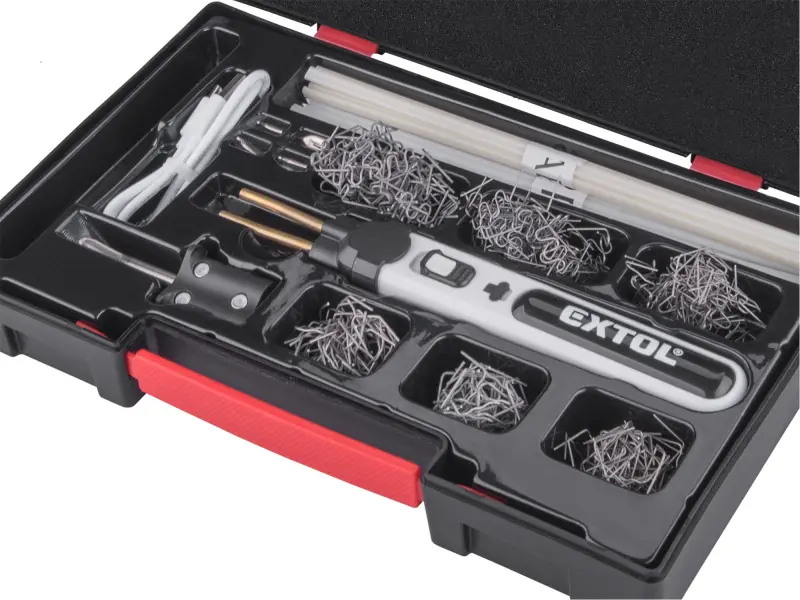 svářečka sponkovací na plasty aku, USB nabíjení