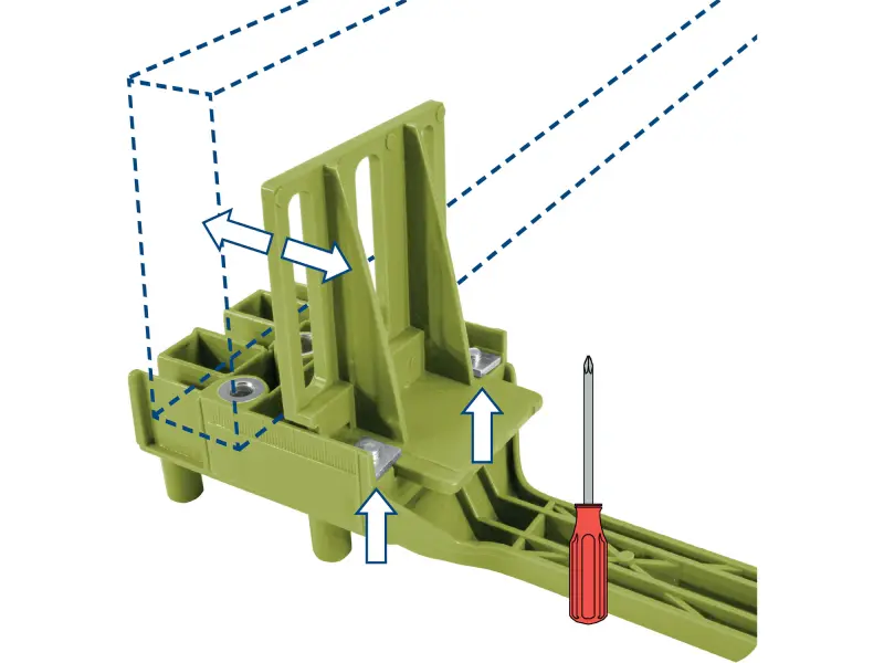 kolíkovací přípravek sada 44ks, s vrtáky a kolíky O 6-8-10mm