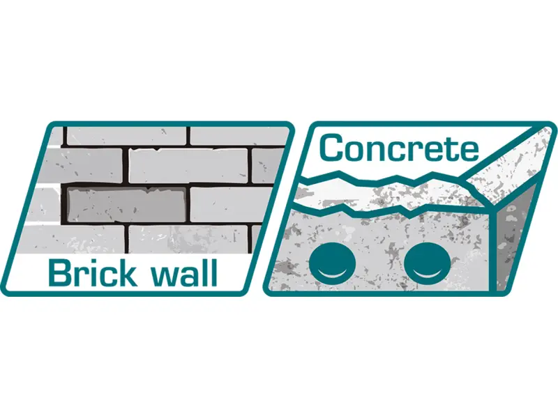 Vrtáky do zdiva sada 5ks, industrial