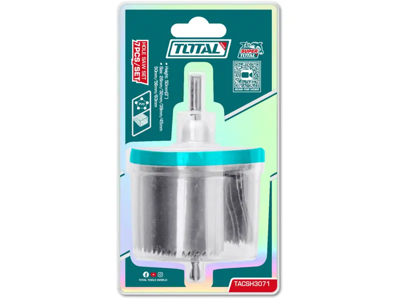 Vykružovací vrtáky do dřeva a sádrokartonu, 7ks