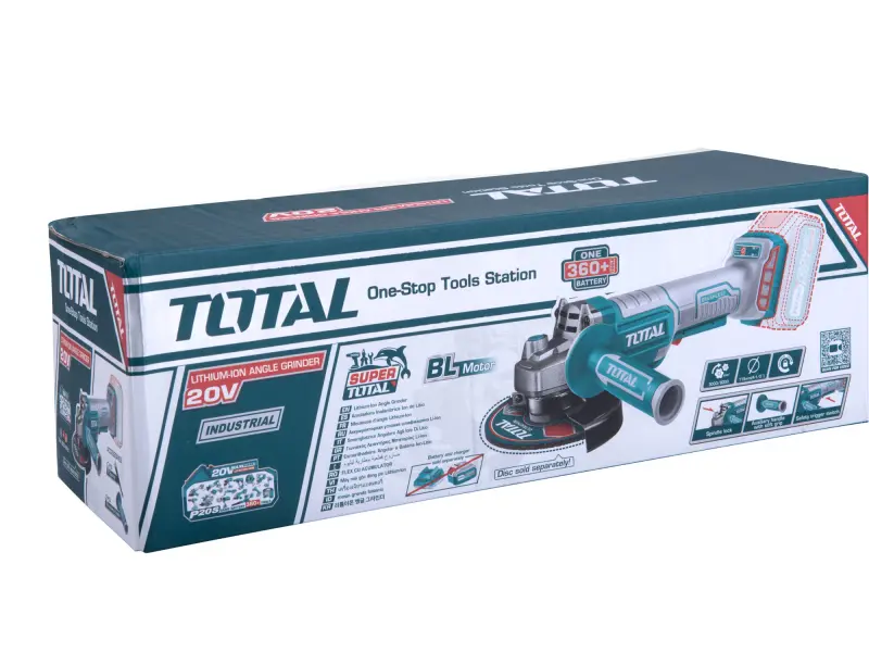 Bruska úhlová AKU, 115mm, brushless, 20V Li-ion, bez baterie a nabíječky