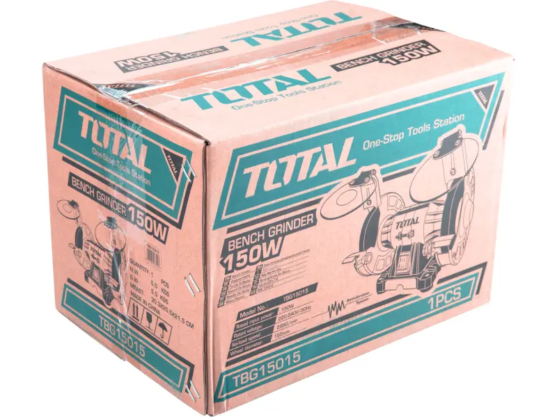 bruska stolní dvoukotoučová, 150W, 150mm, industrial