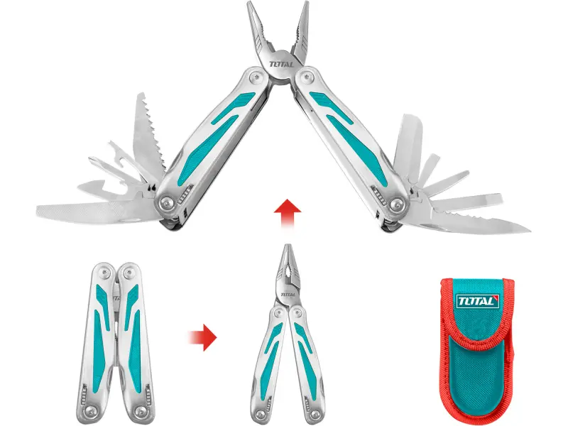 Kleště multifunkční, 15 funkcí