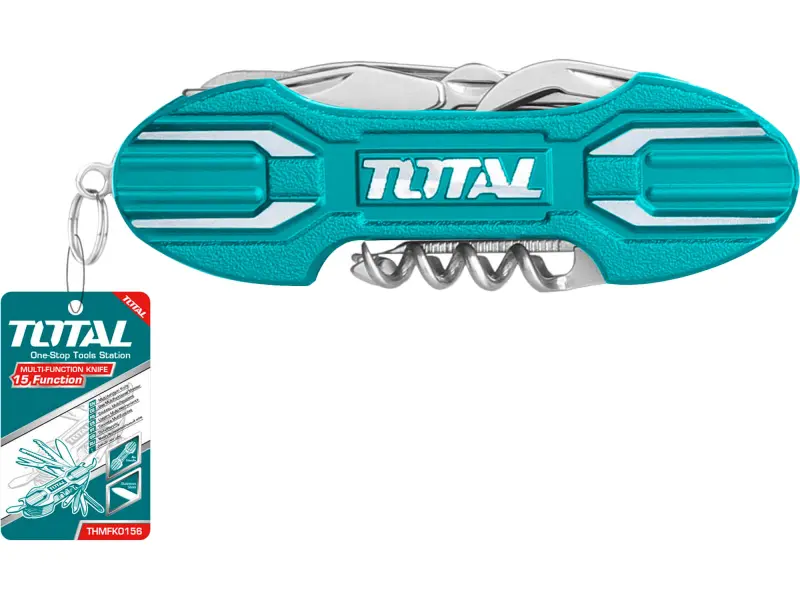 Nůž kapesní zavírací 15dílný, nerez