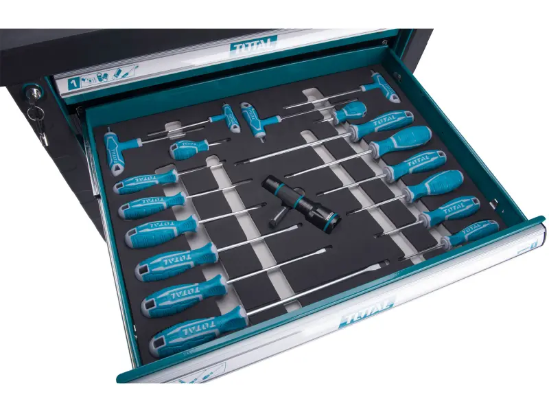 Dílenský vozík s nářadím, 162ks, industrial