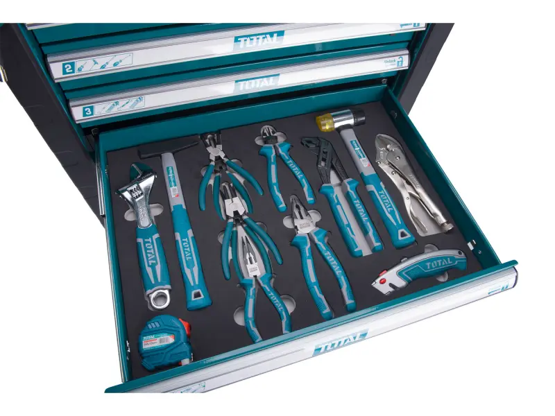 Dílenský vozík s nářadím, 162ks, industrial