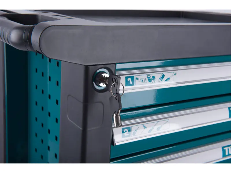 Dílenský vozík s nářadím, 162ks, industrial