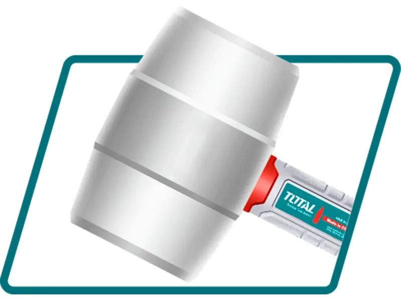 Palička pryžová bílá, 220g, industrial