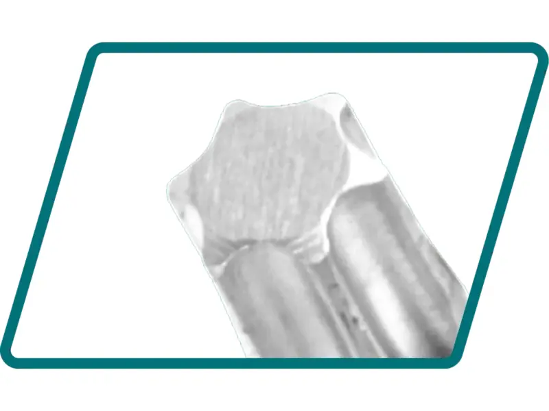 Klíče TORX, sada 8 ks, CrV