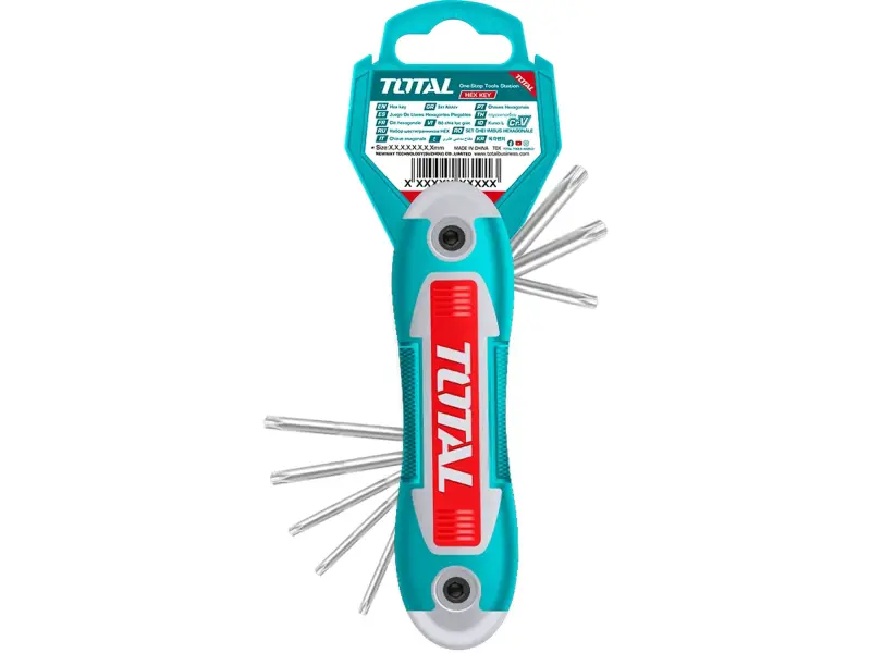 Klíče TORX, sada 8 ks, CrV