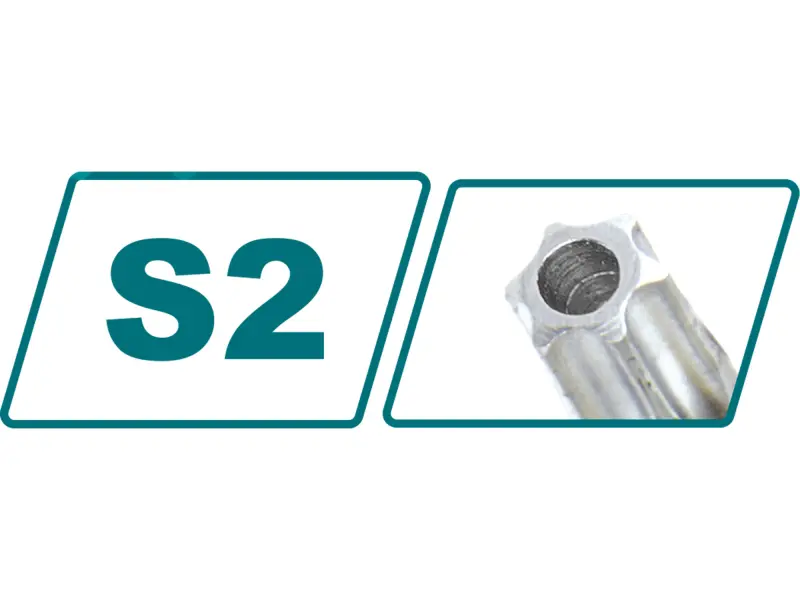 L-klíče TORX prodloužené, sada 9ks, CrV