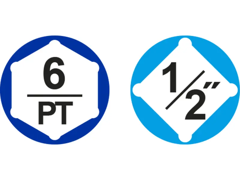 Hlavice nástrčné 1/2, industrial