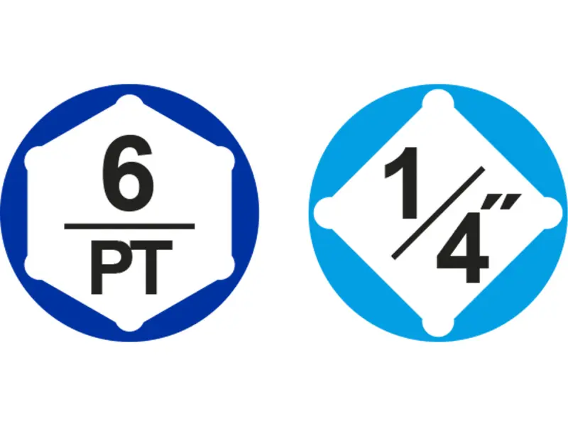 Hlavice nástrčné, sada 20ks, 1,4