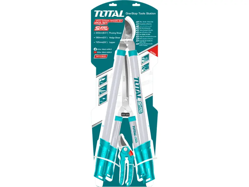 Nůžky zahradnické, sada 3ks