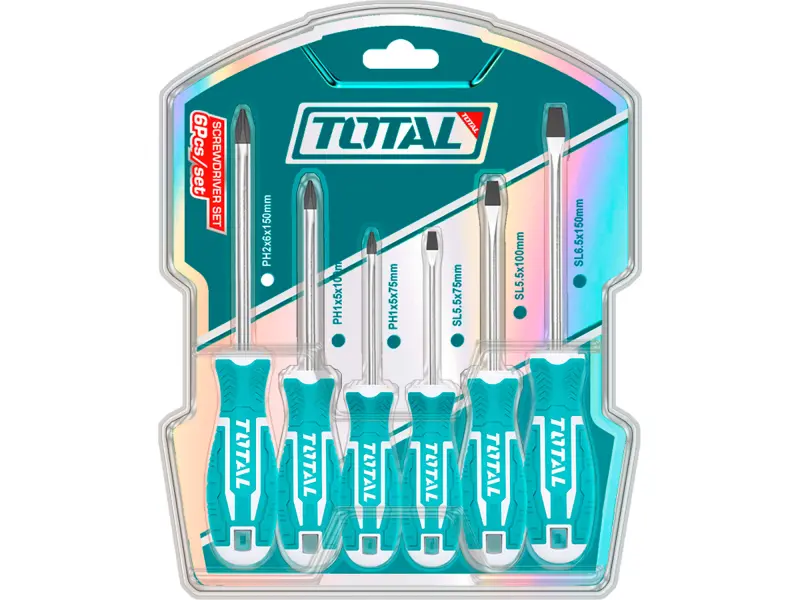 Šroubováky, sada 6ks, industrial, CrV