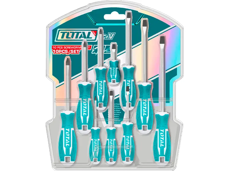 Šroubováky, sada 10ks, industrial, CrV