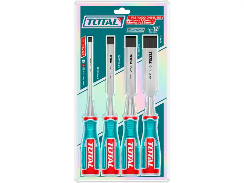 Dláta, sada 4ks, industrial