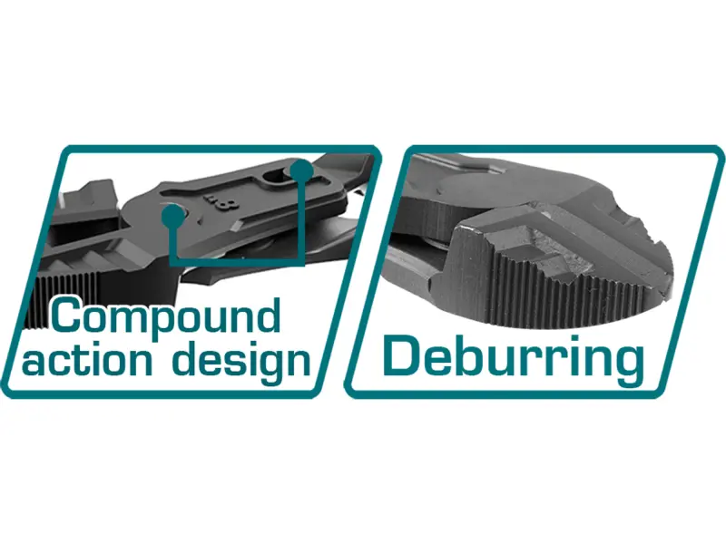 Kleště štípací boční převodové, 230mm, industrial