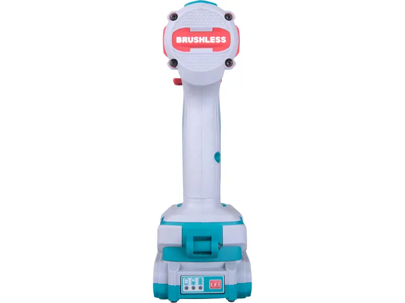 Vrtací šroubovák AKU s příklepem, brushless, 20V Li-ion (2x), industrial