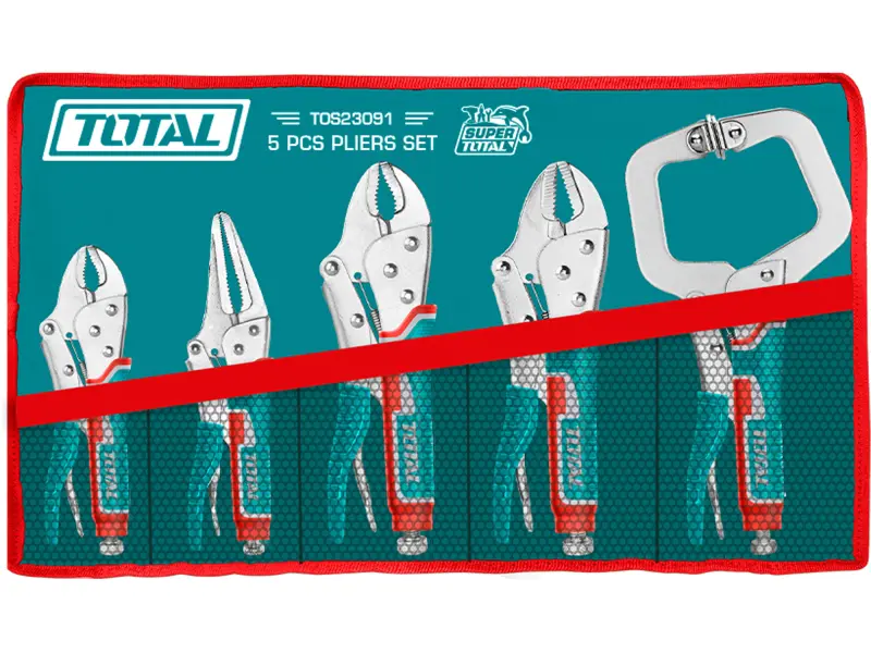 Kleště rychloupínací, sada 5ks