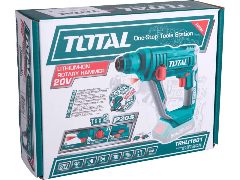 kladivo vrtací, 20V Li-ion, 2000mAh, SDS plus, 1.5J, bez baterie a nabíječky