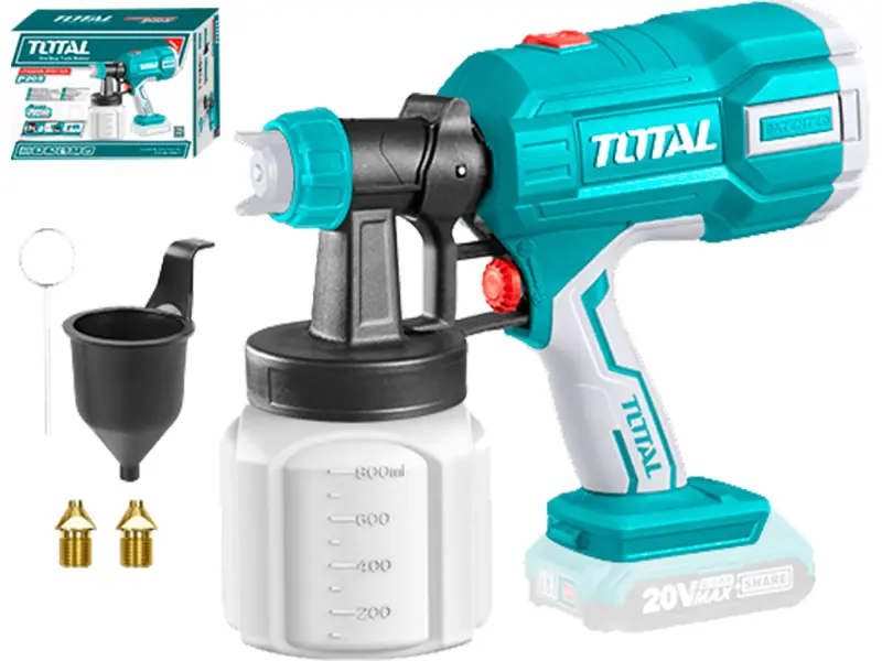 Pistole stříkací na barvu AKU, 20V Li-ion, 2000mAh, bez baterie a nabíječky