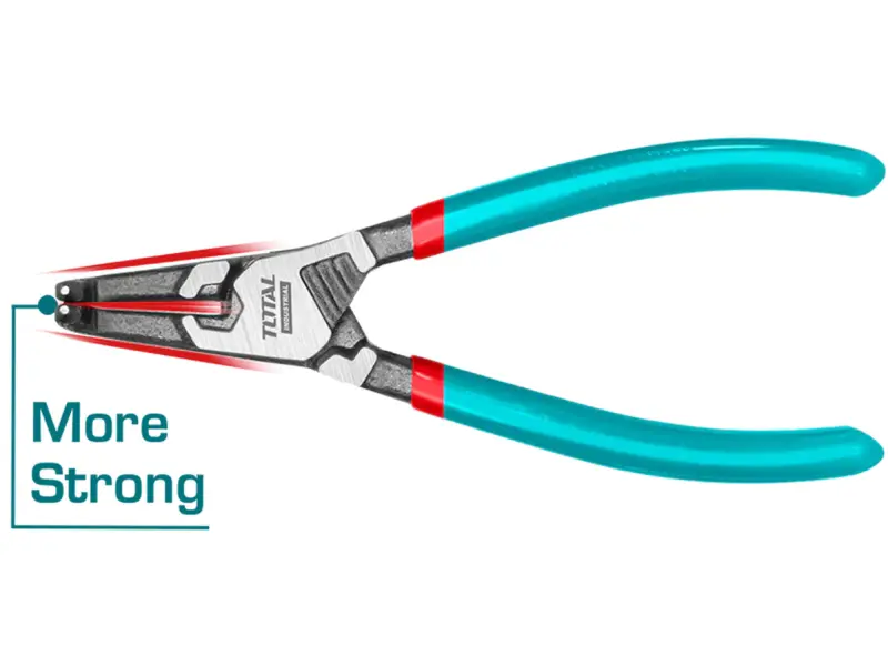 Kleště na pojistné kroužky zahnuté THTJ21804, 180mm, industrial