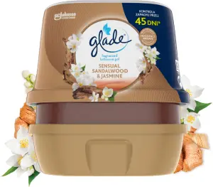 Glade osvěžovač vzduchu gel do koupelny Sensual Sandalwood & Jasmine, 180 g