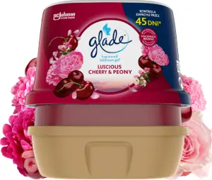 Glade osvěžovač vzduchu gel do koupelny Luscious Cherry & Peony, 180 g