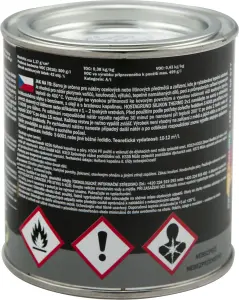 Hostagrund K2020 Silikon Thermo 2v1 barva na kov do 400 °C, černá, 350 g