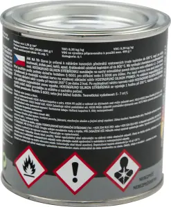 Hostagrund K2100 Silikon Stříbřenka barva na kov do 500 °C, stříbrná, 350 g